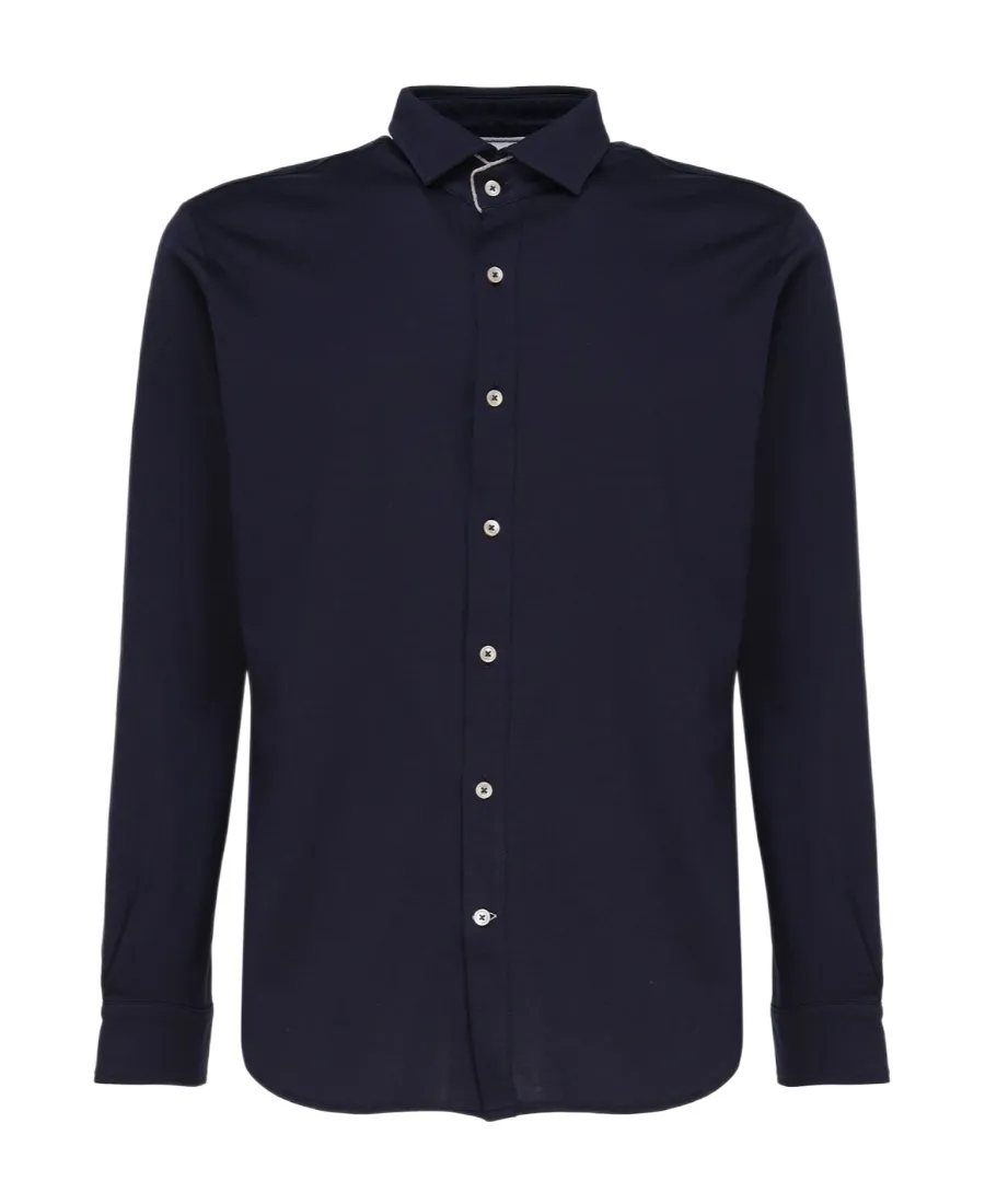 Eleventy Long-Sleeved Button-Up Shirt