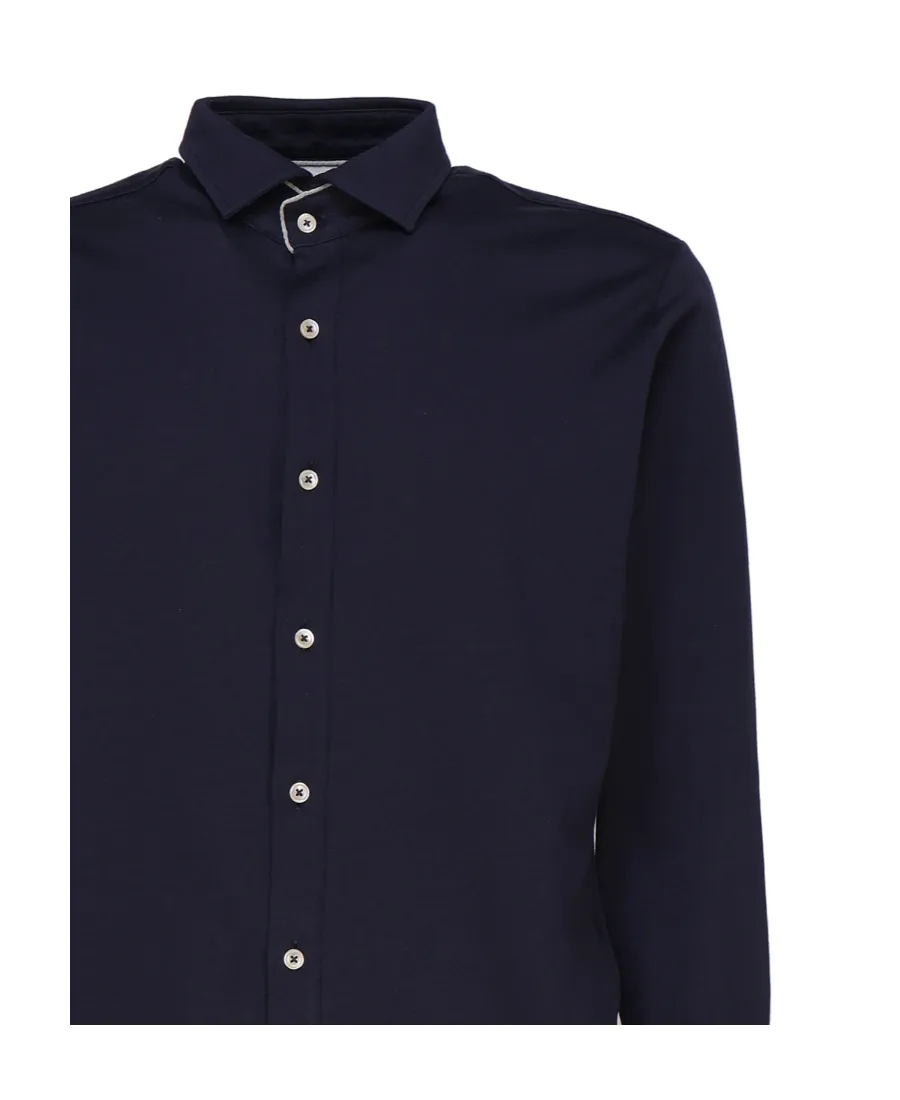 Eleventy Long-Sleeved Button-Up Shirt