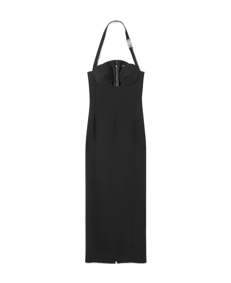 Medusa '95 Fluted Midi Dress