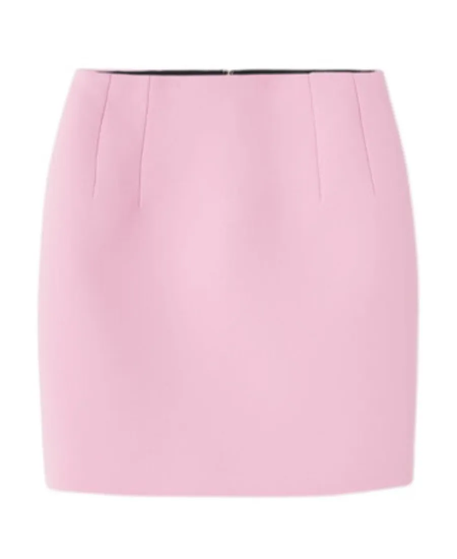 Pleated Zipper Skirt