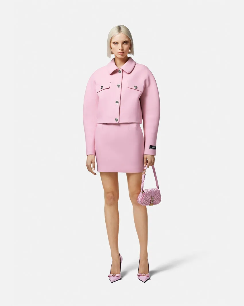 Pleated Zipper Skirt