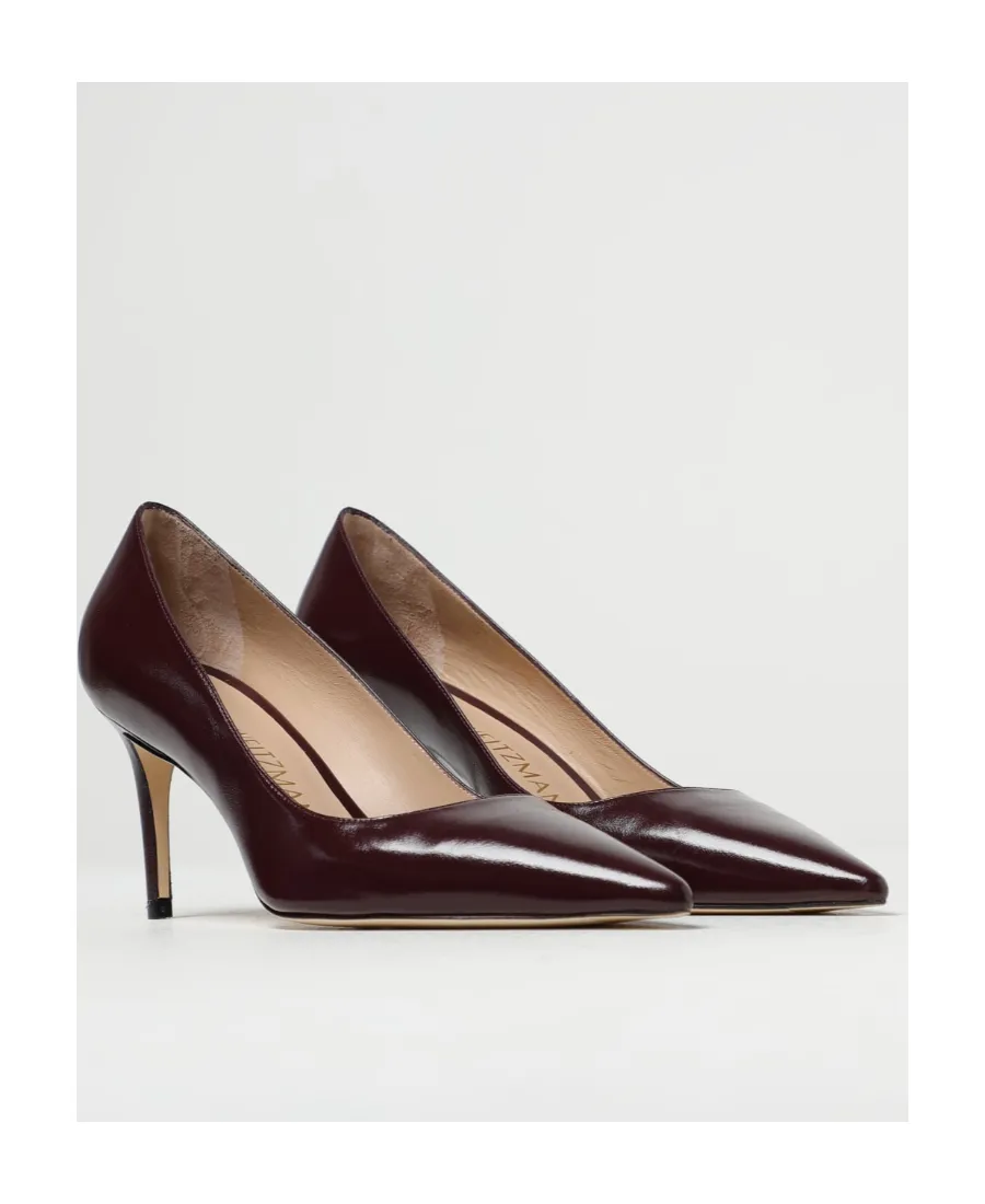 Pointed-Toe 75Mm Leather Pumps