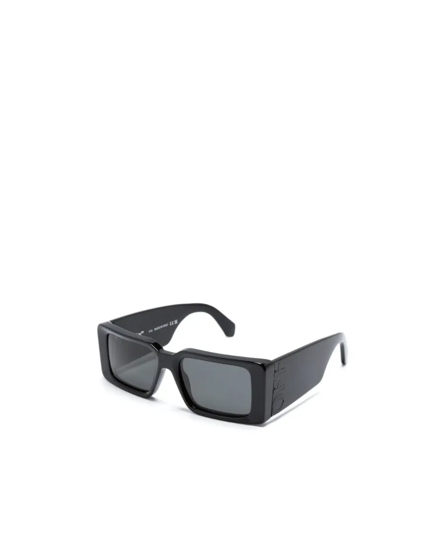 Off-White Rectangular Frame Sunglasses