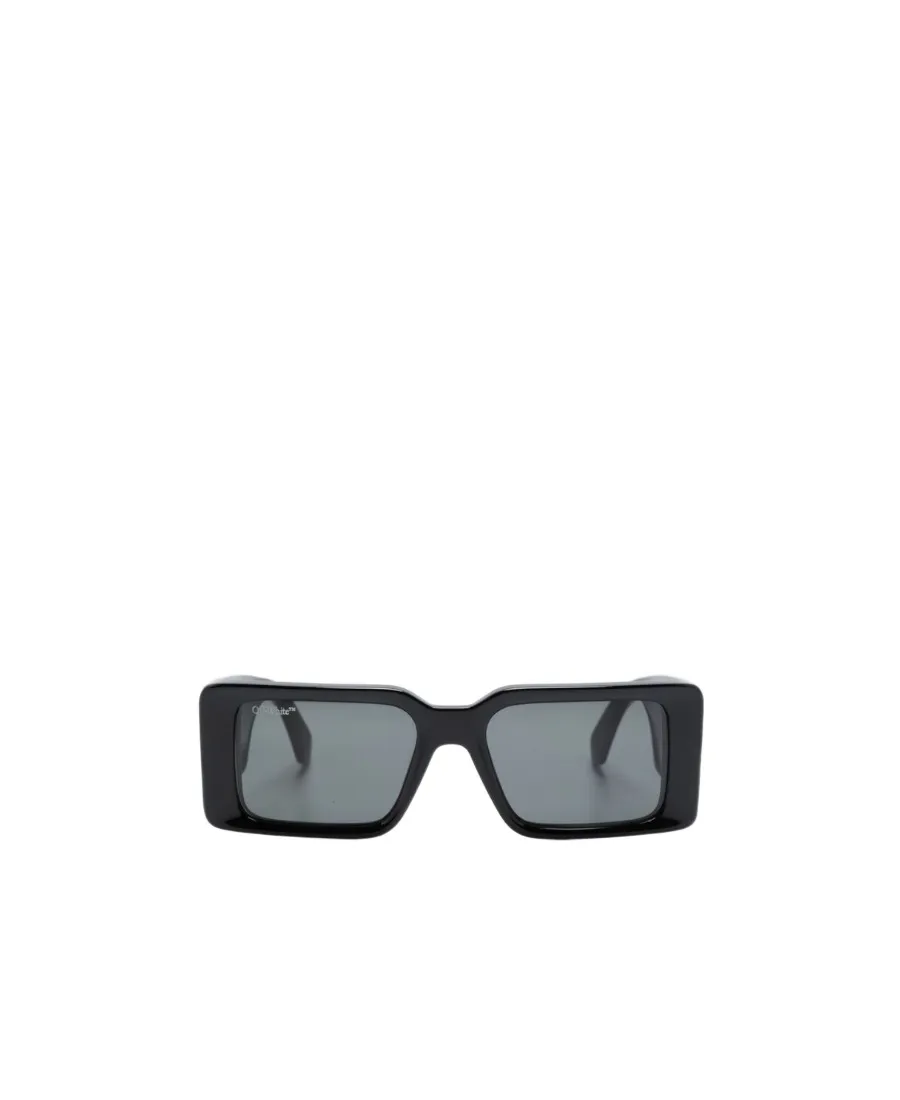 Off-White Rectangular Frame Sunglasses
