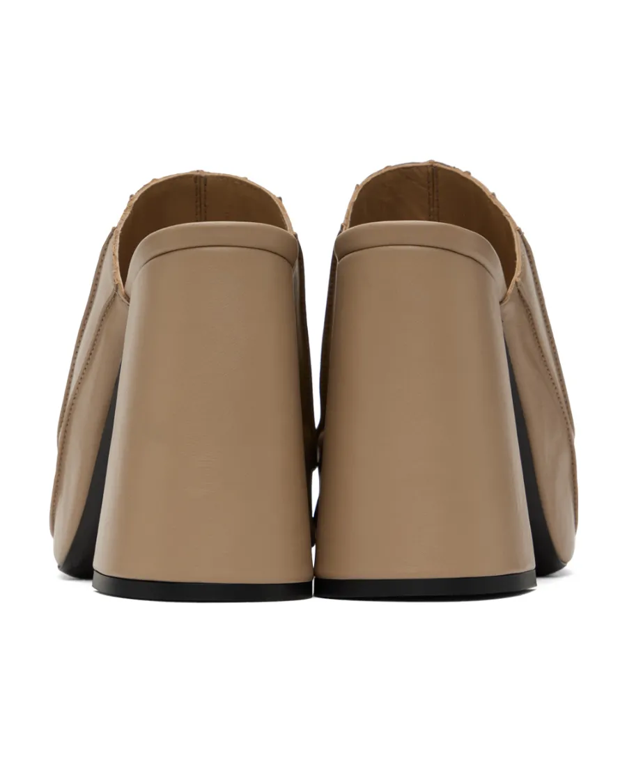 Splicing Design High-Heeled Sandals