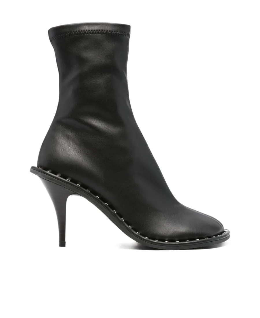 Stella Mccartney Syder Square-Toe Ankle Boots