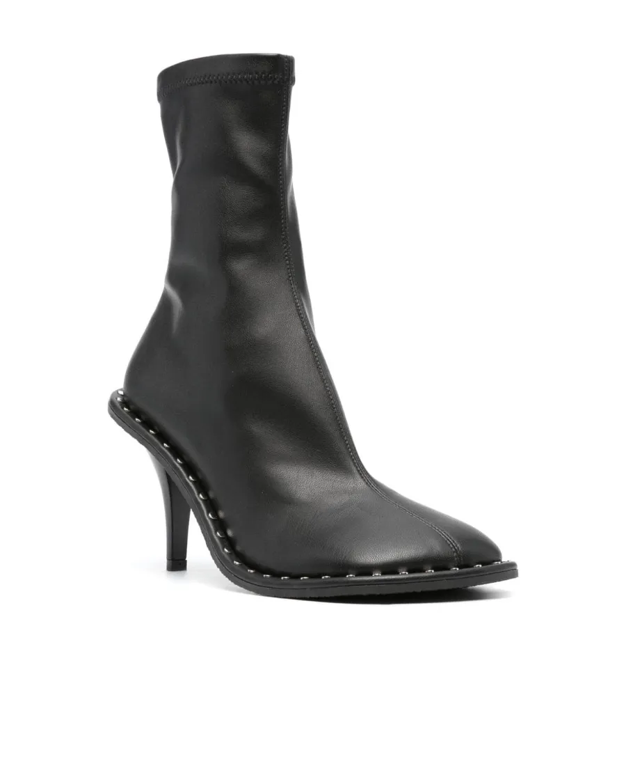 Stella Mccartney Syder Square-Toe Ankle Boots