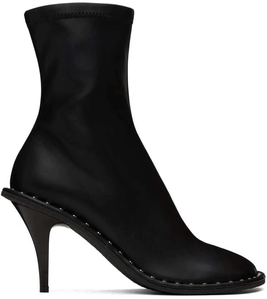 Stella Mccartney Syder Square-Toe Ankle Boots