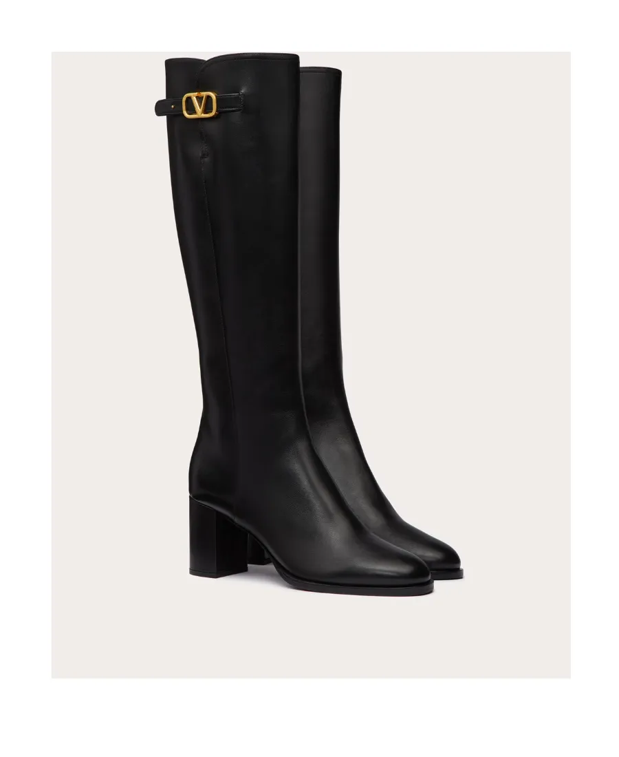 Valentino	Vlogo Signature Almond Toe Boots