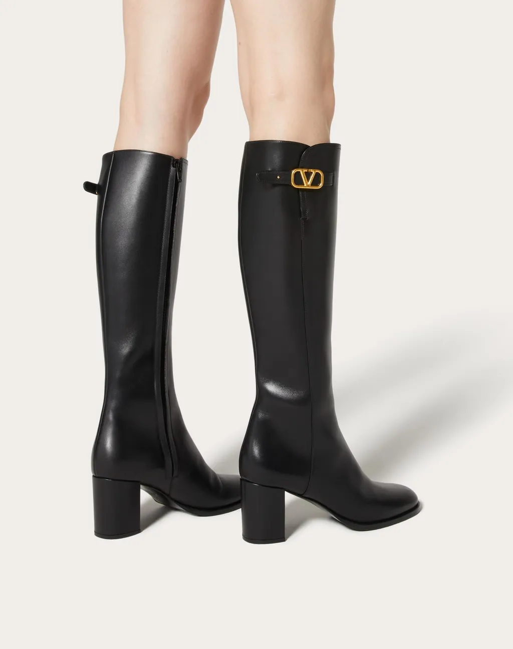 Valentino	Vlogo Signature Almond Toe Boots