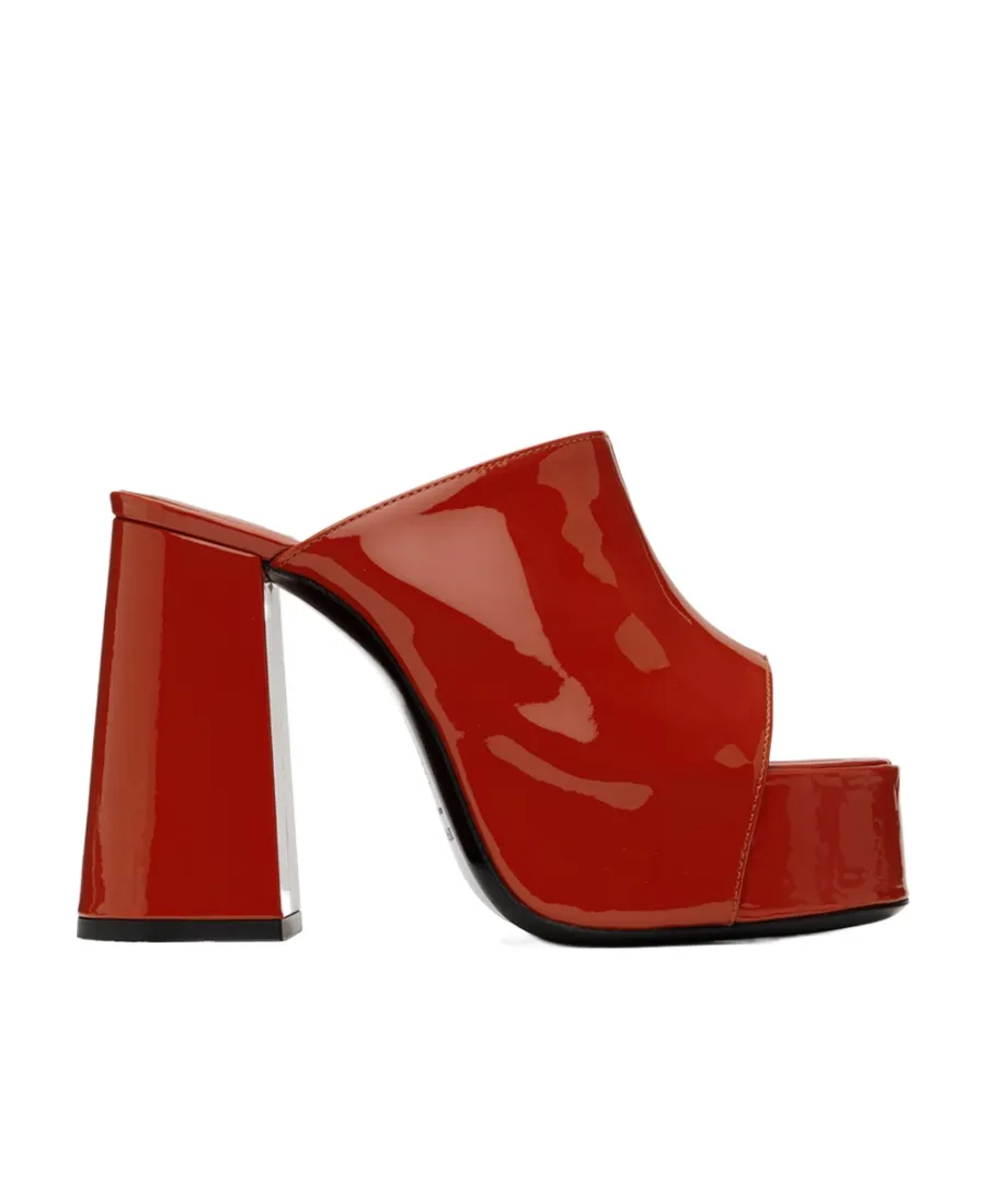 Embossed High-Heeled Sandals