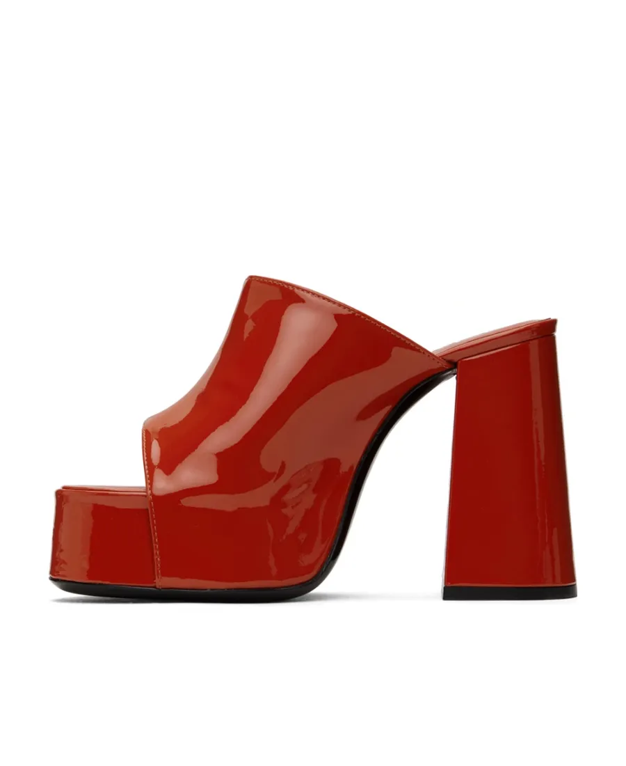 Embossed High-Heeled Sandals