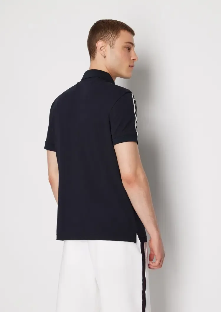 Embroidered-Logo Cotton Polo Shirt