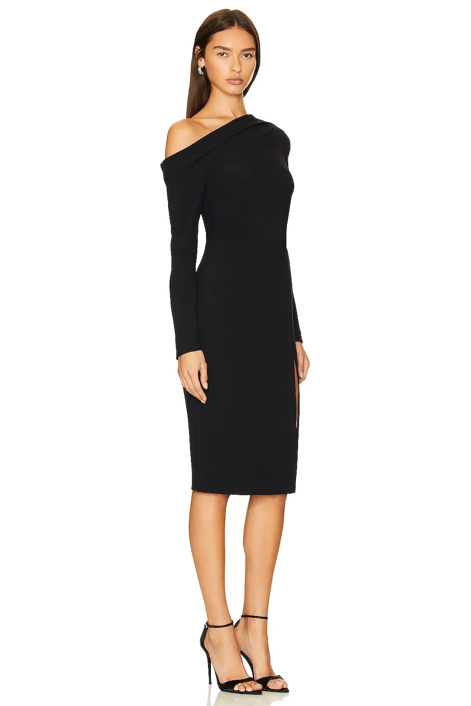 Off-Shoulder Midi Dress