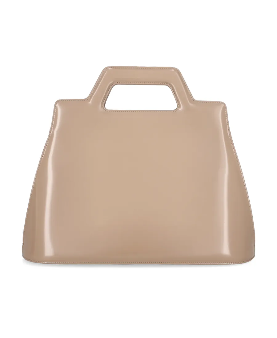 Metal Detail Satchel Bag