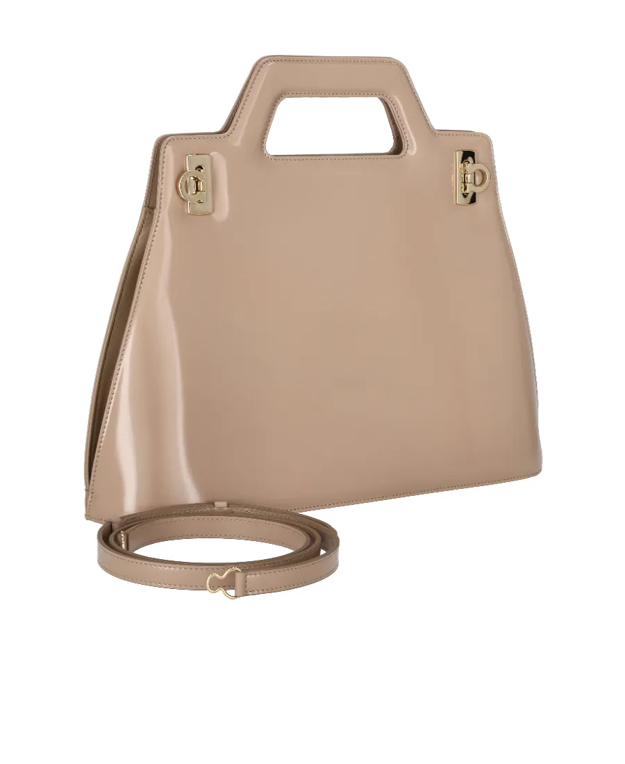 Metal Detail Satchel Bag
