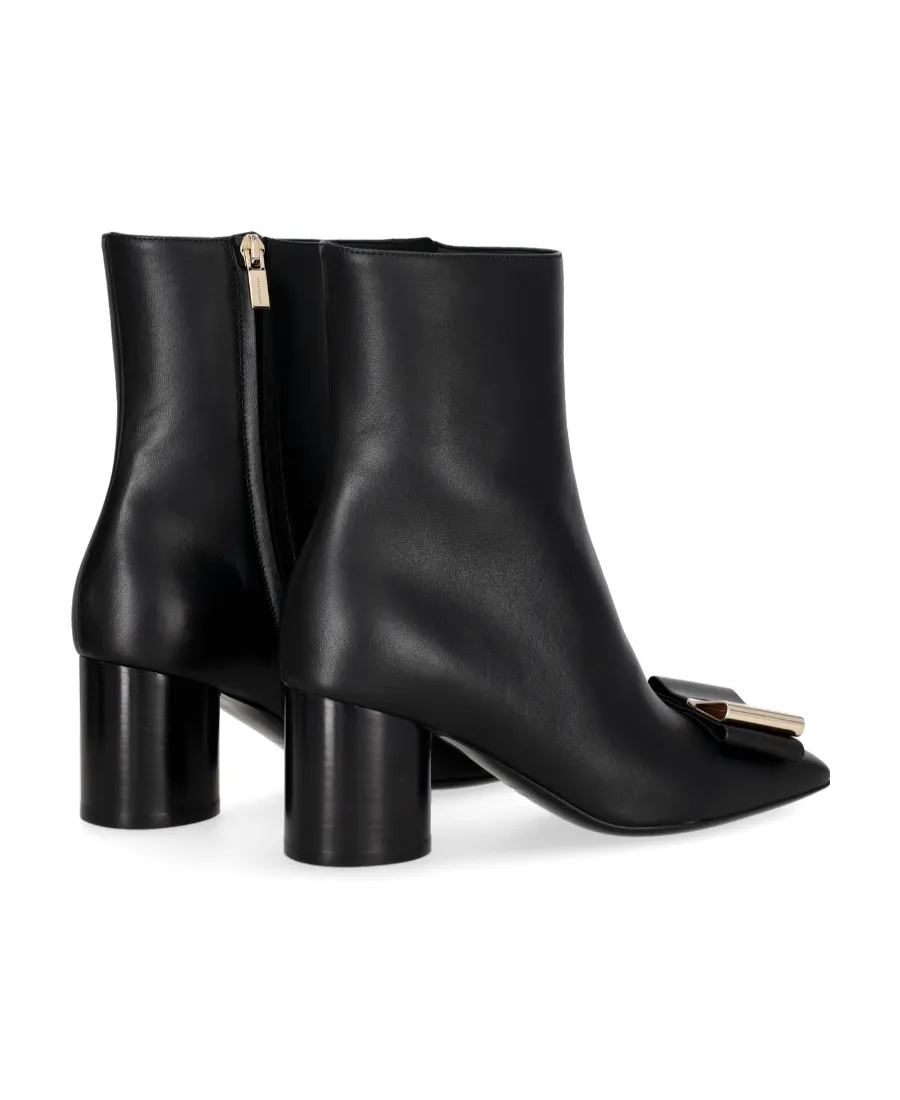 Zipper Boots With Round Heels