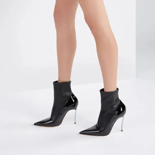 Casadei Superblade Pointed Toe Boots