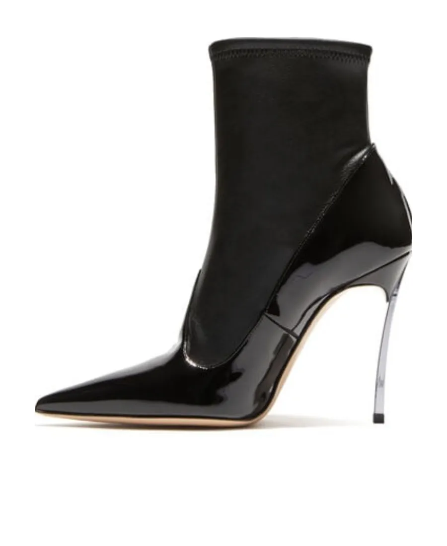 Casadei Superblade Pointed Toe Boots