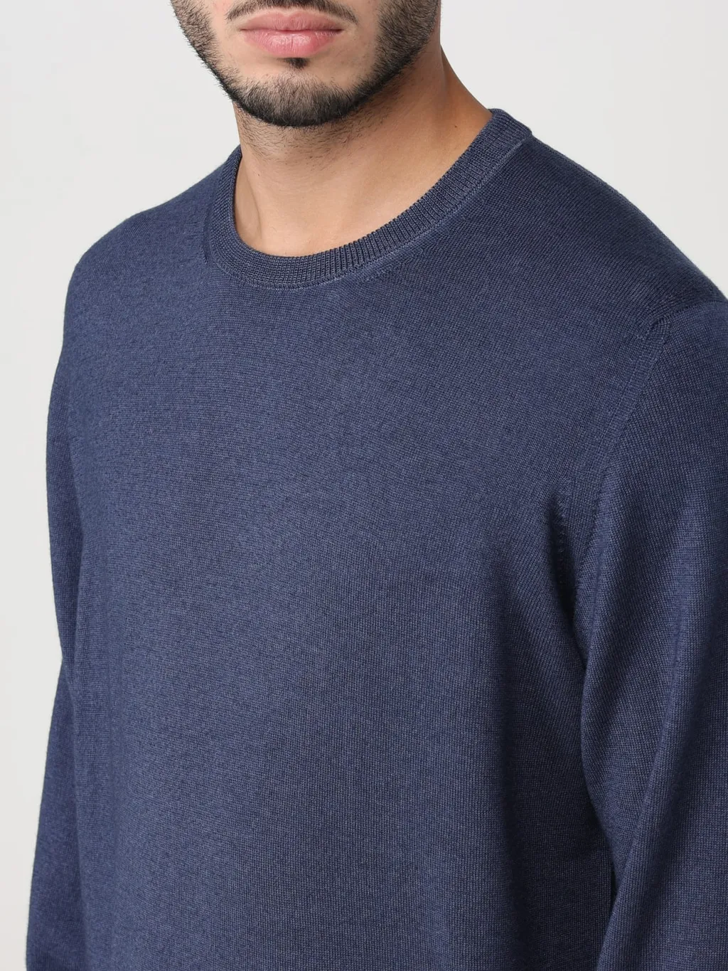 Crew-Neck Wool Sweater