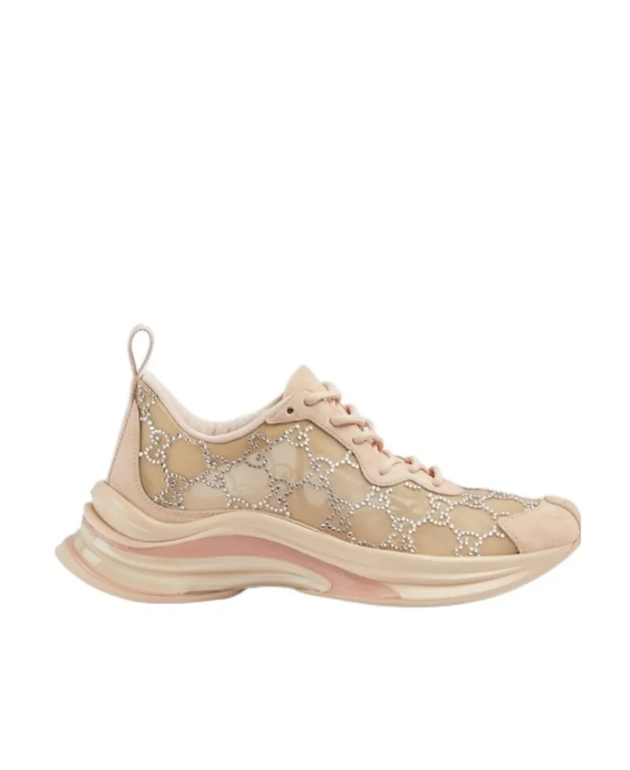 Gg Supreme Rystal-Embellished Sneakers
