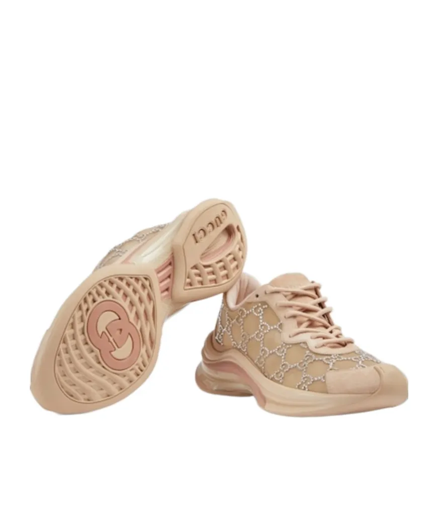 Gg Supreme Rystal-Embellished Sneakers