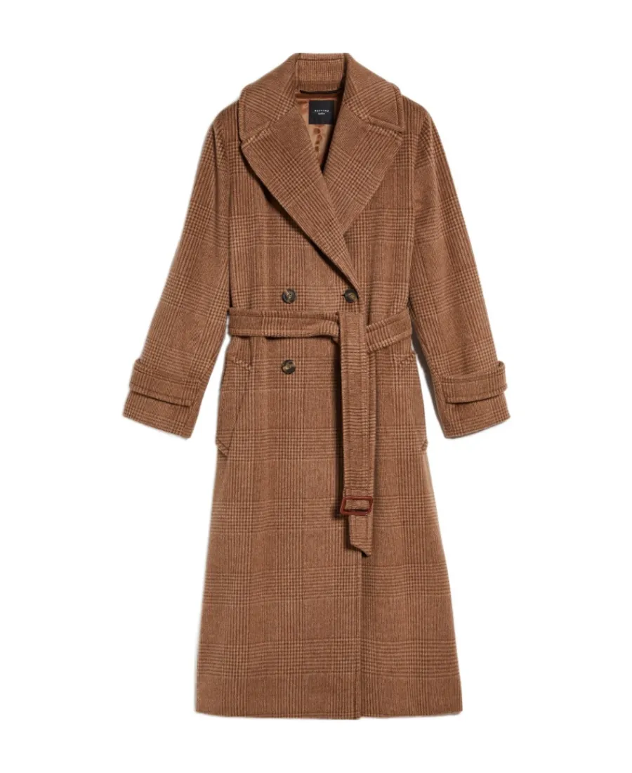 Wool Alpaca Double Breasted Coat