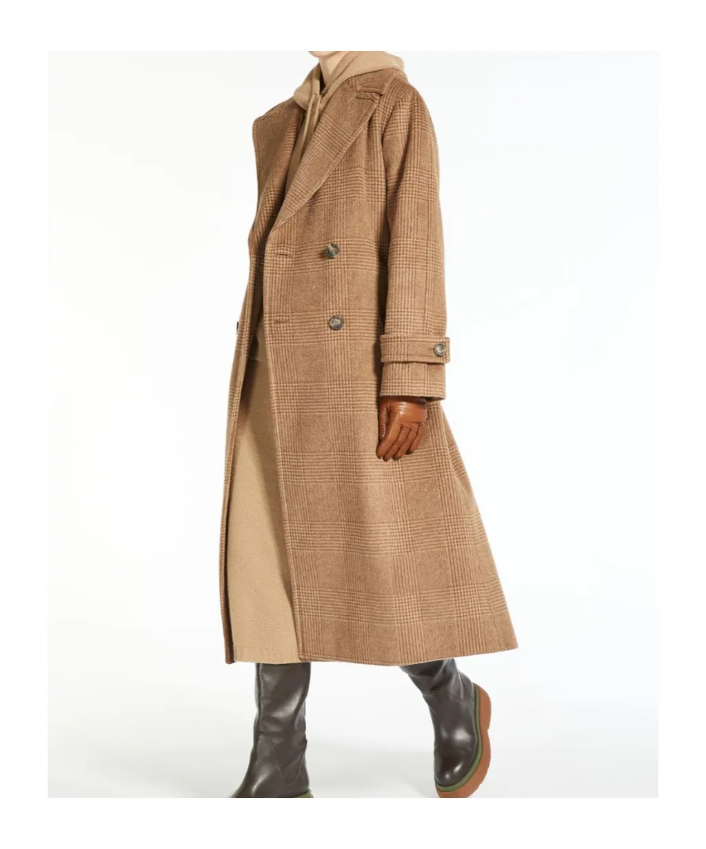 Wool Alpaca Double Breasted Coat