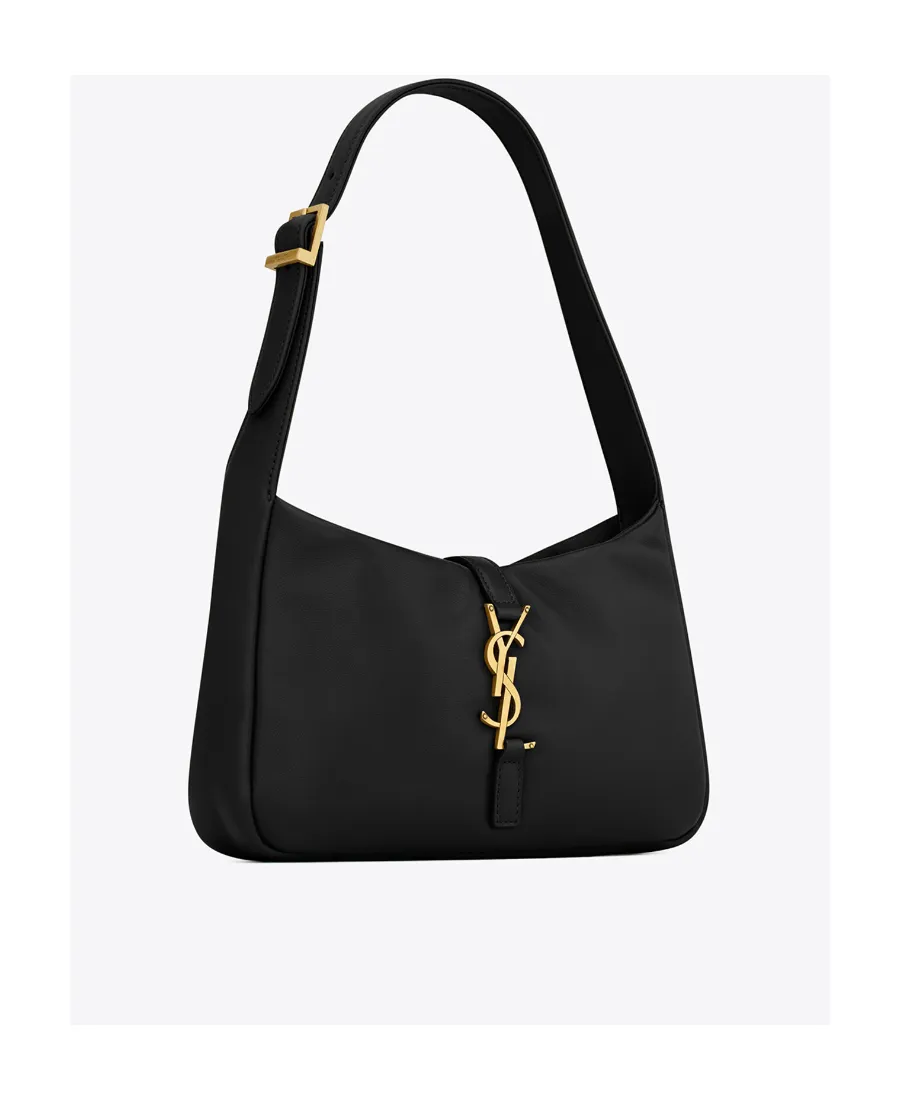 Saint Laurent Le 5 à 7 Logo Plaque Hobo Bag