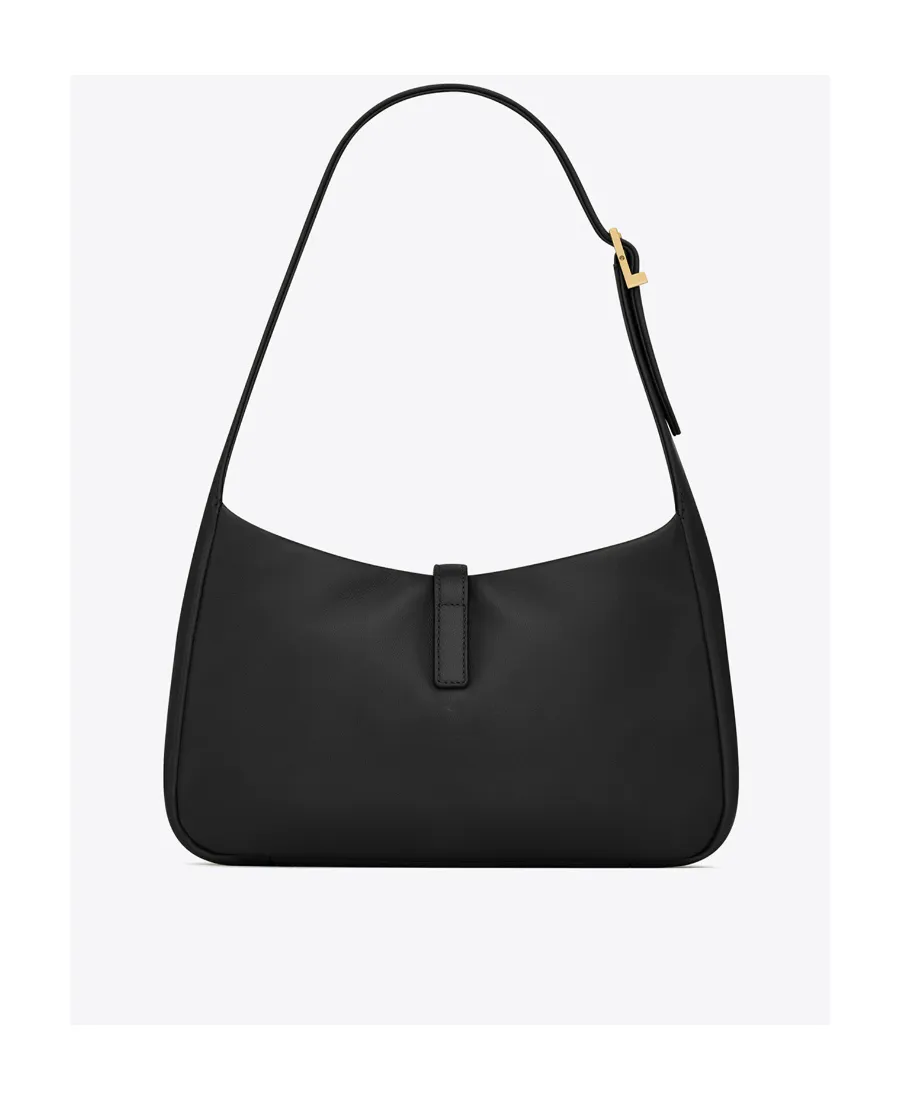 Saint Laurent Le 5 à 7 Logo Plaque Hobo Bag