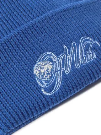 Embroidered Wool Beanie