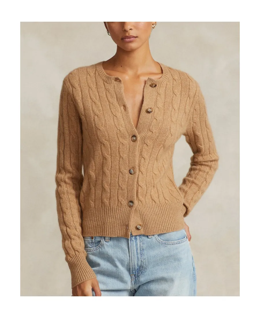 Cable-Knit Cashmere Cardigan