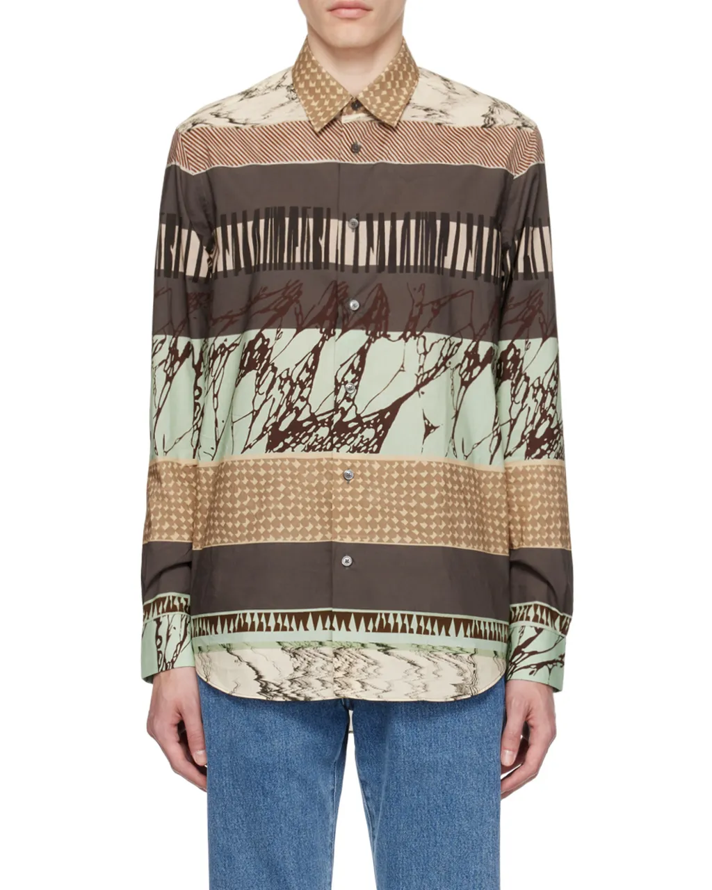 Lapel Long-Sleeved Shirt