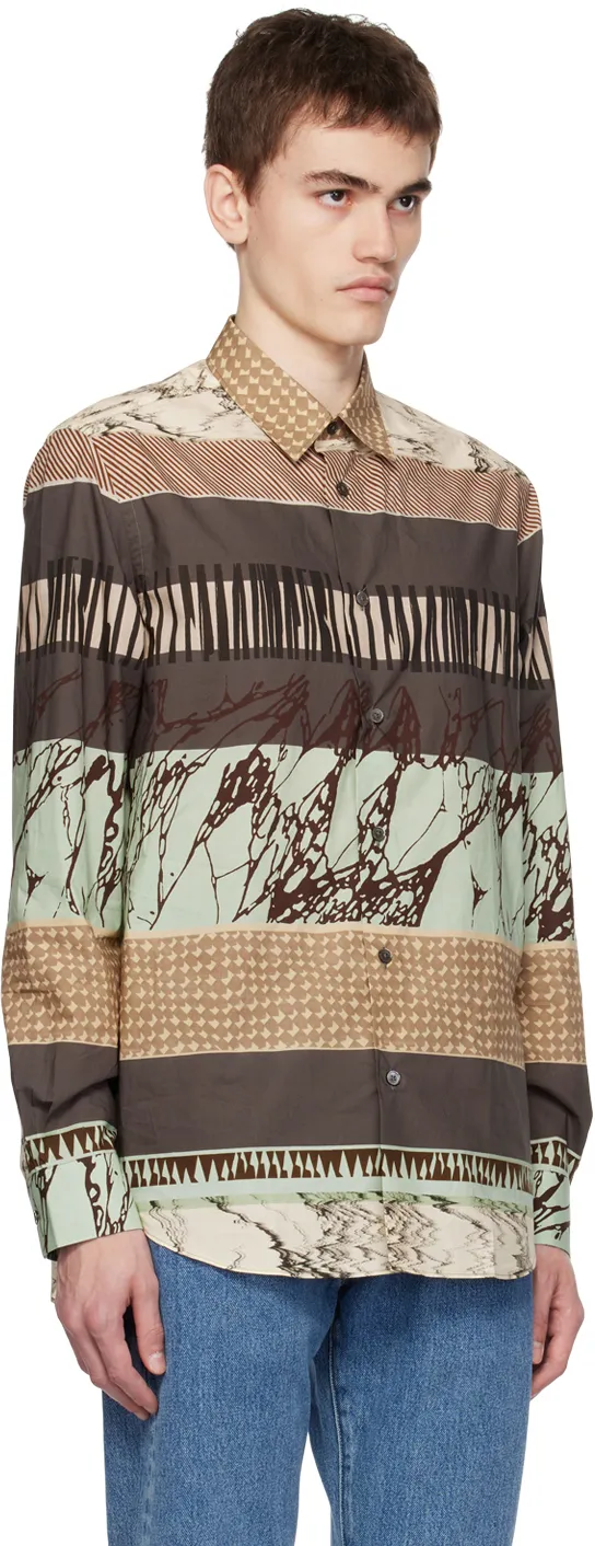 Lapel Long-Sleeved Shirt