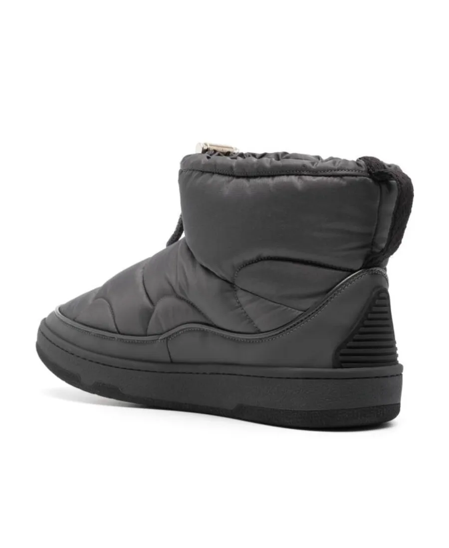 Lanvin Quilted Padded Drawstring Ankle Boots