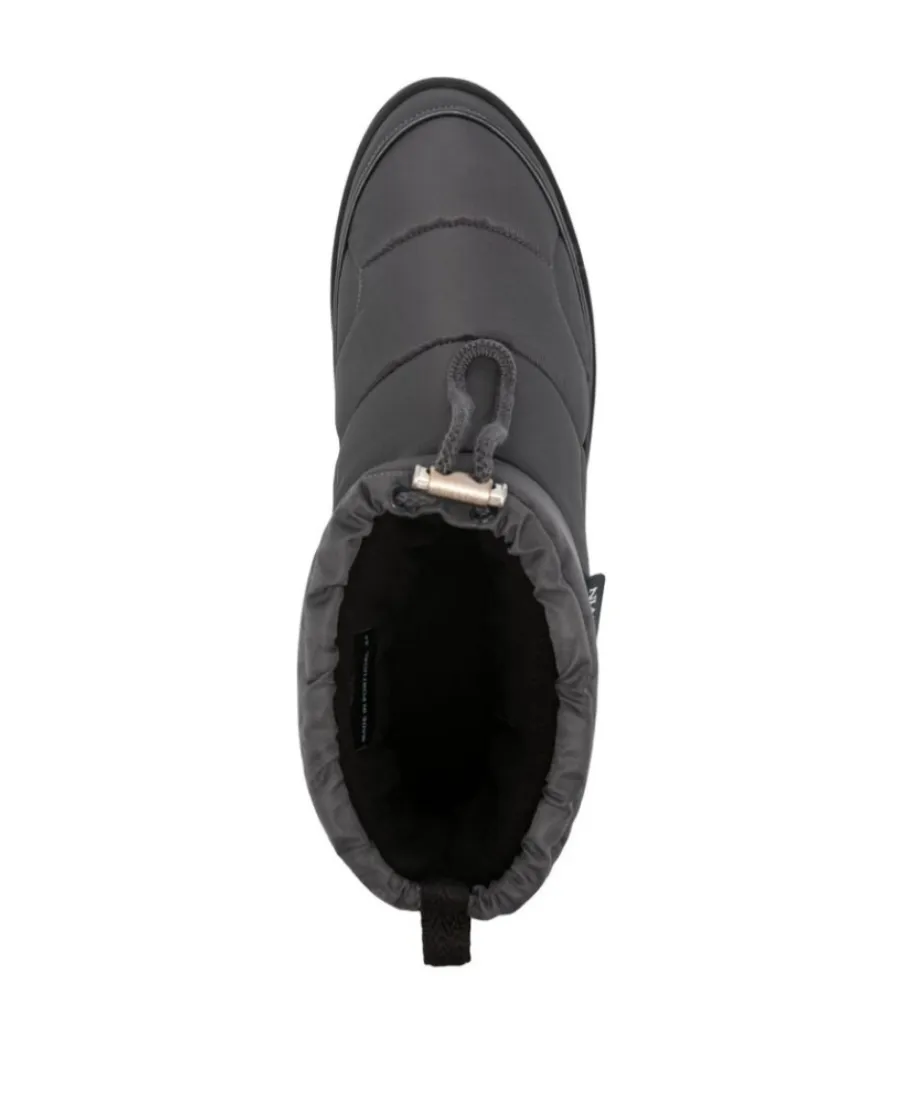 Lanvin Quilted Padded Drawstring Ankle Boots