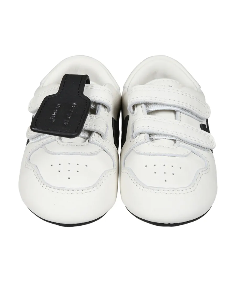 Arrows-Motif Touch-Strap Sneakers