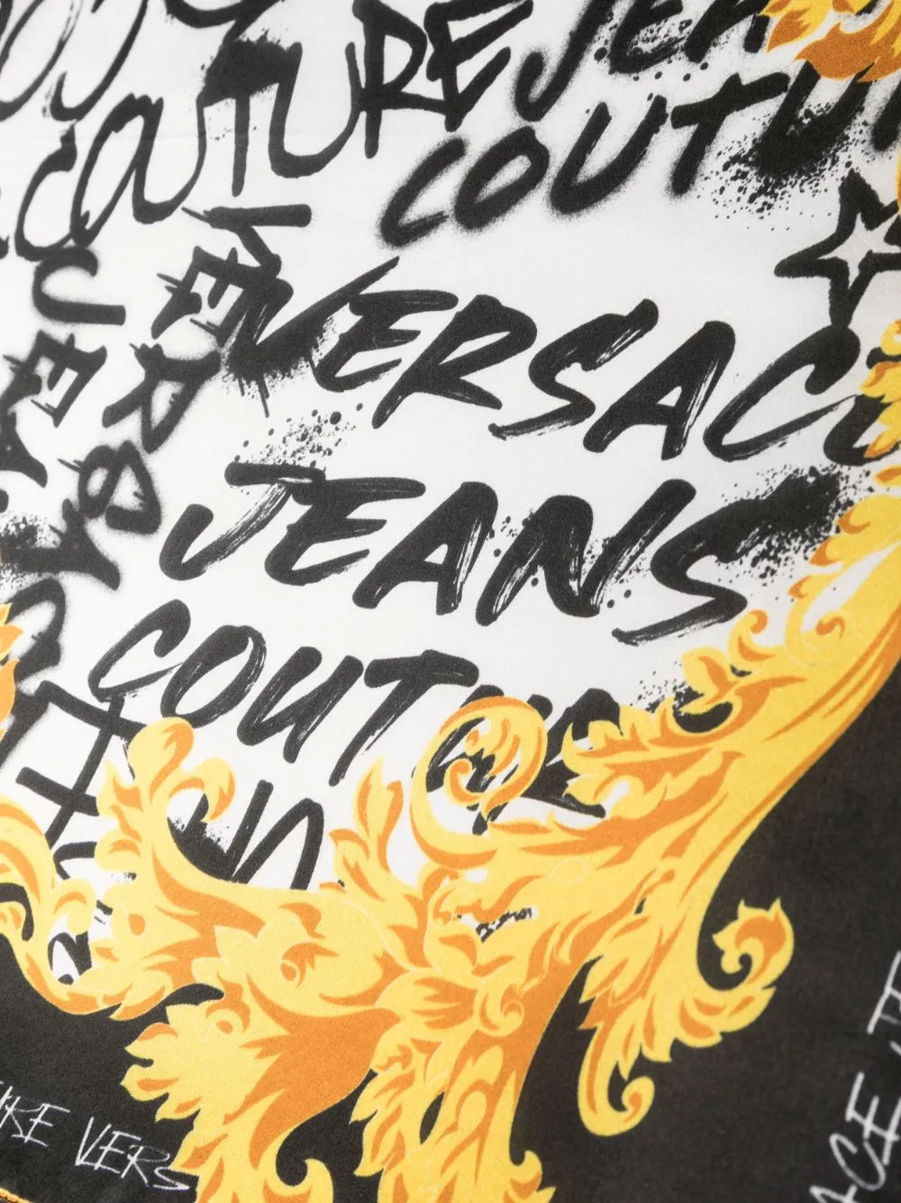 Logo-Print Silk Scarf