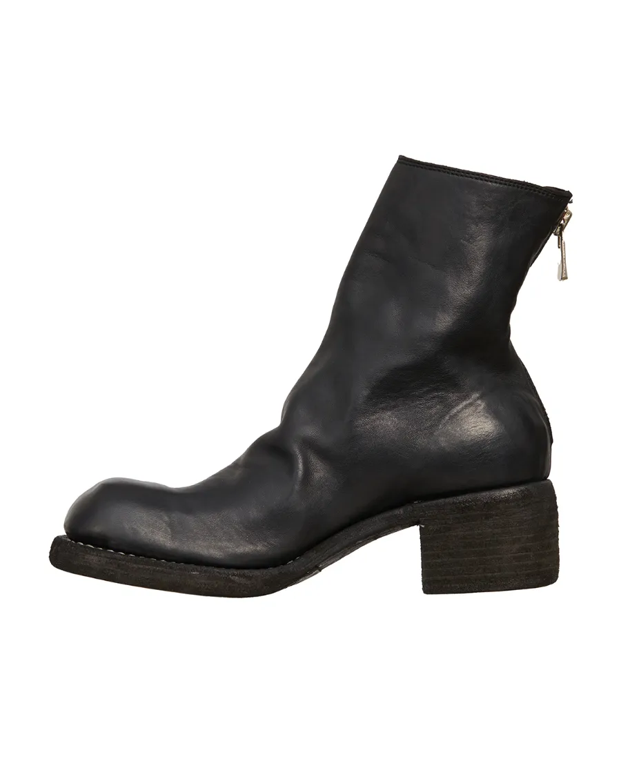 Back-Zip Short Boots