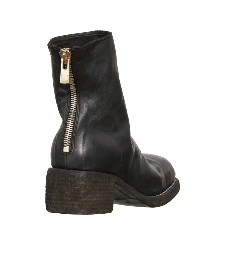Back-Zip Short Boots