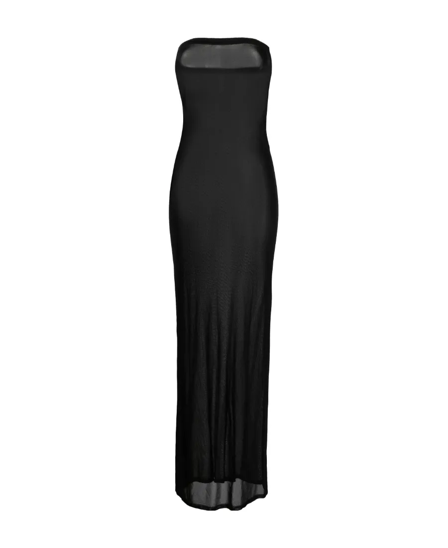Saint Laurent Strapless Maxi Dress