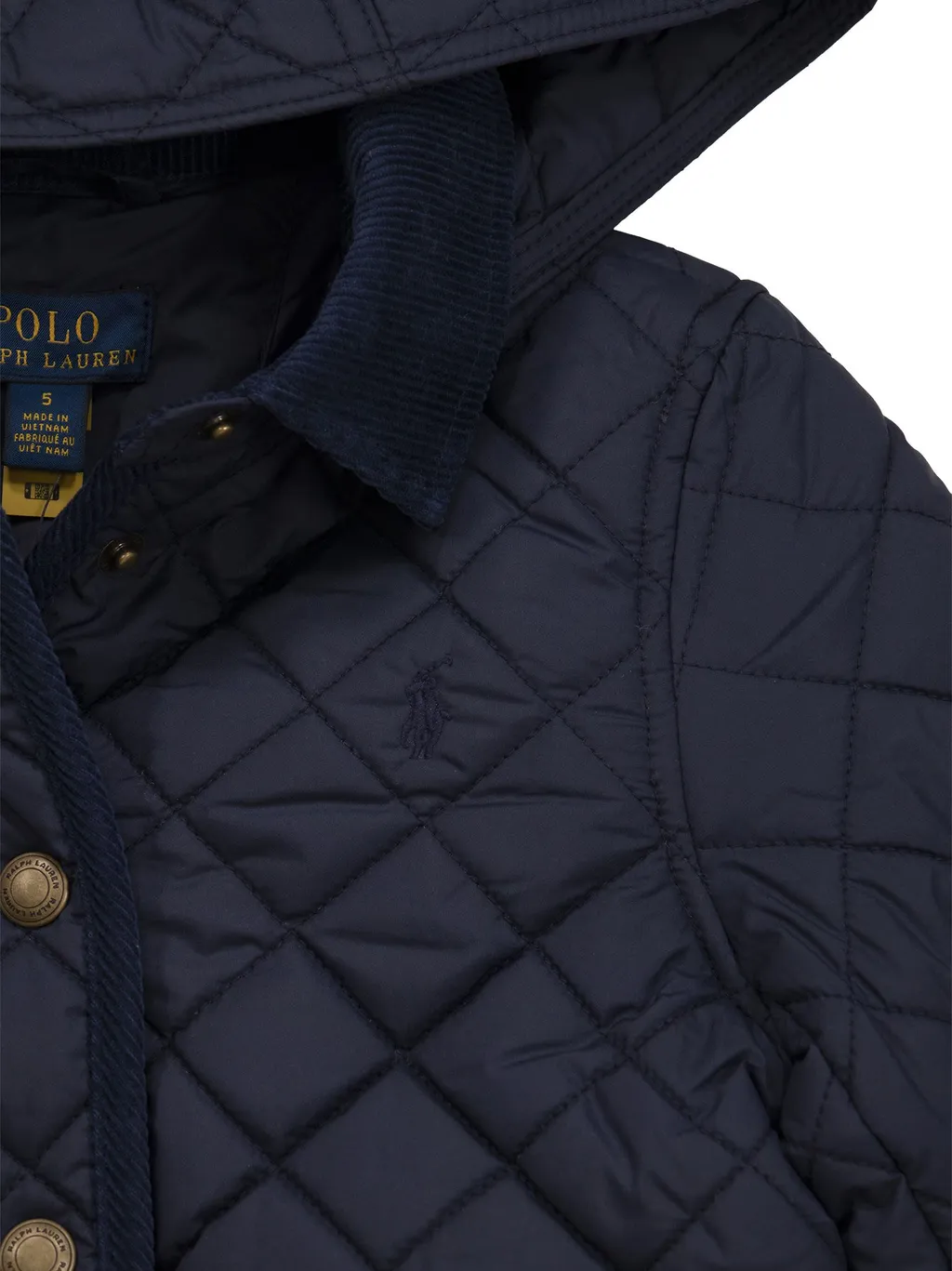 Polo Pony Padded Hooded Coat