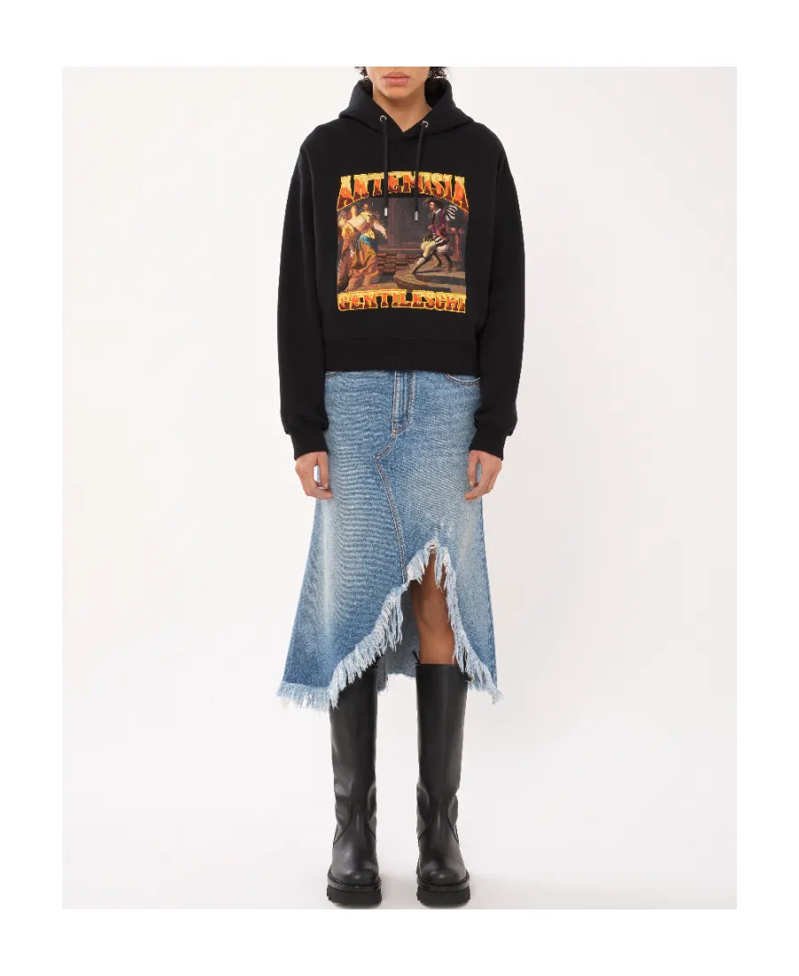 Chloé Graphic Printed Drawstring Hoodie