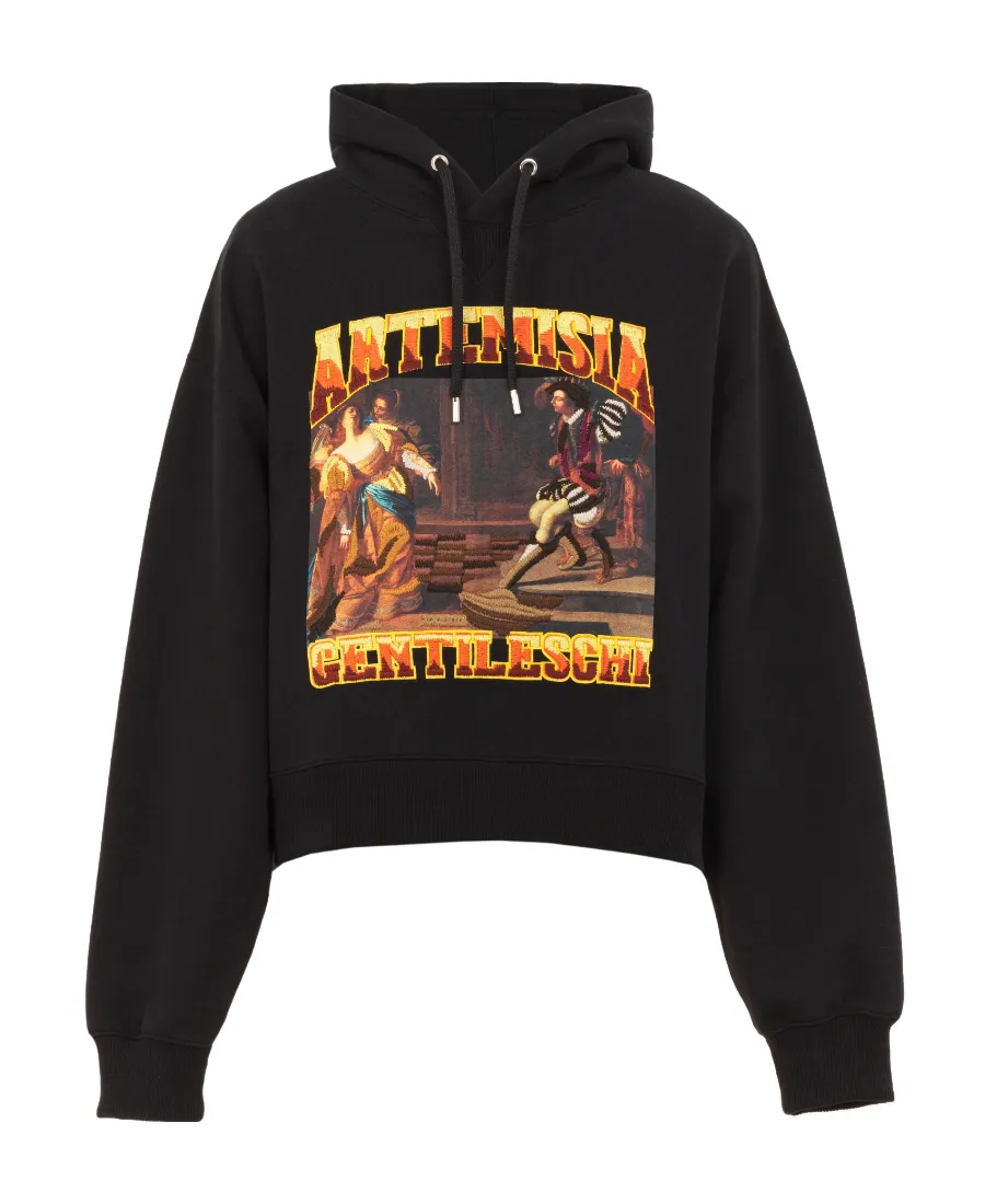Chloé Graphic Printed Drawstring Hoodie