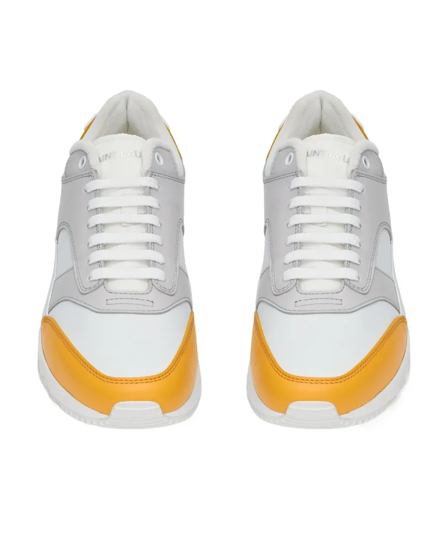 Bump Sneakers In Smooth Leather