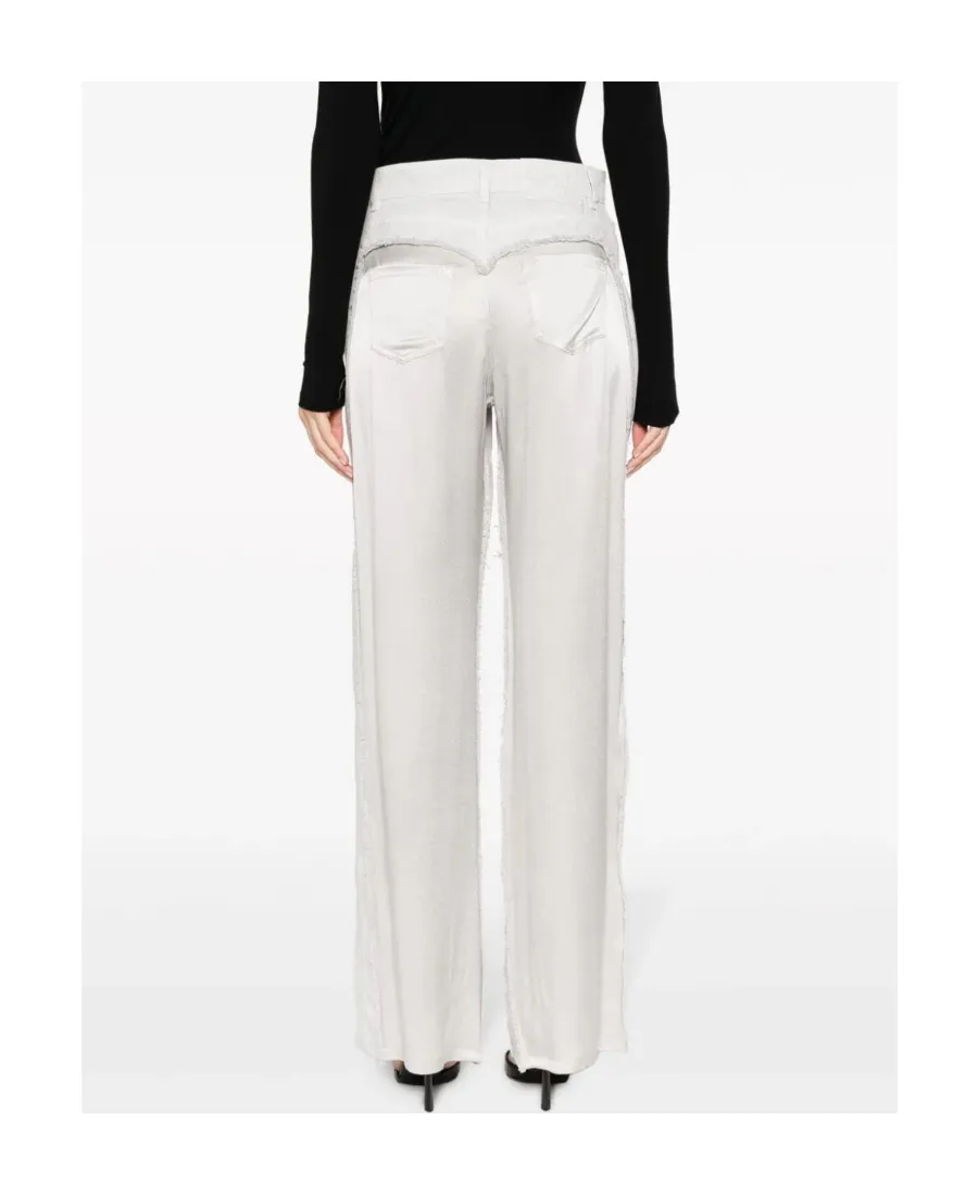 Blumarine Frayed-Edge Jeans