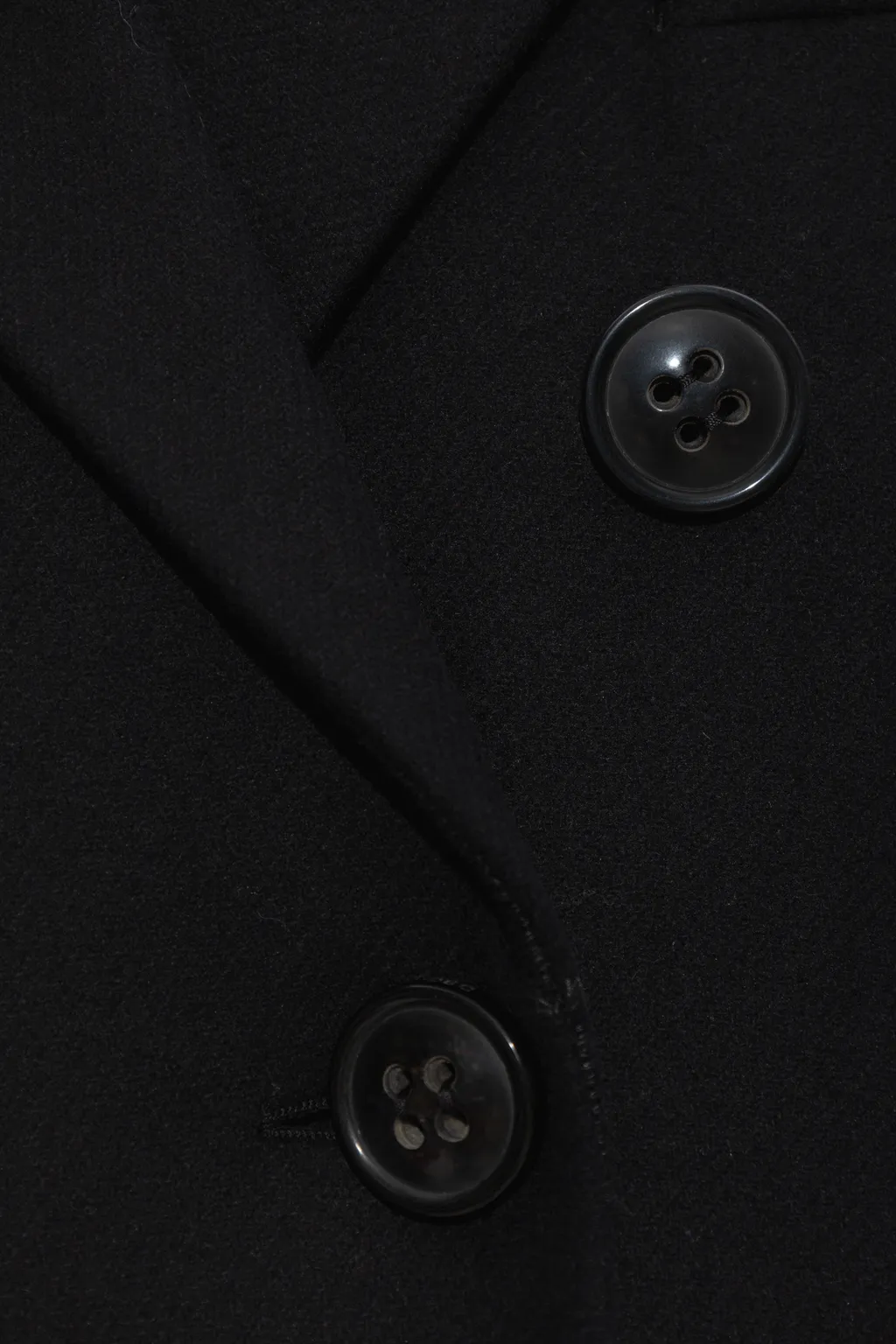 Double-Breasted Virgin Wool Coat