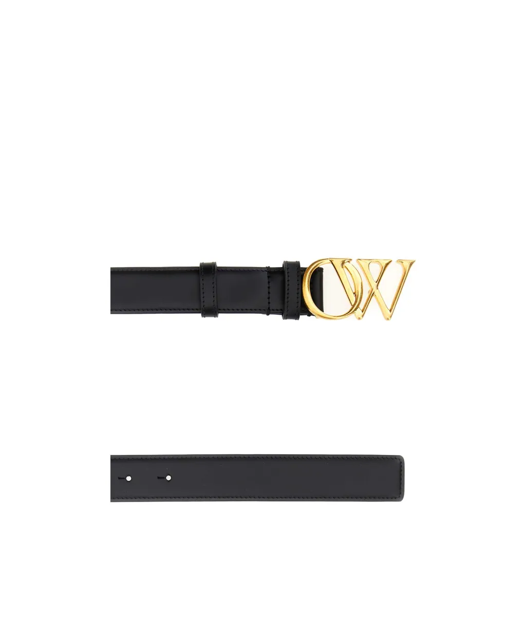 Off-White Logo Plaque Belts