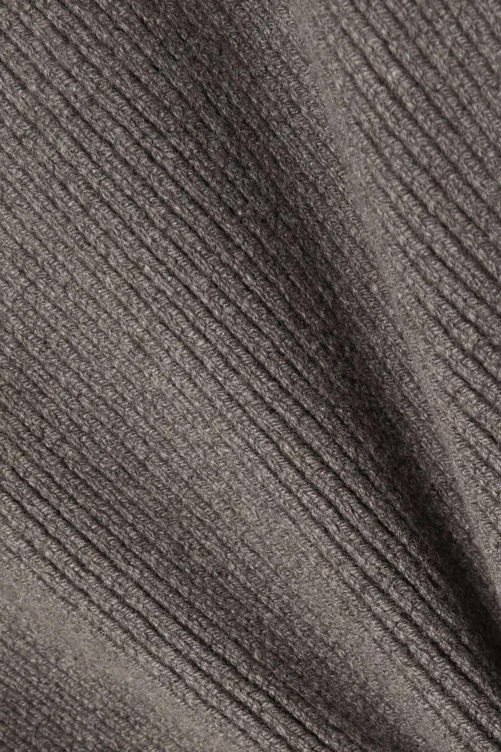 One-Shoulder Ribbed-Knit Jumper