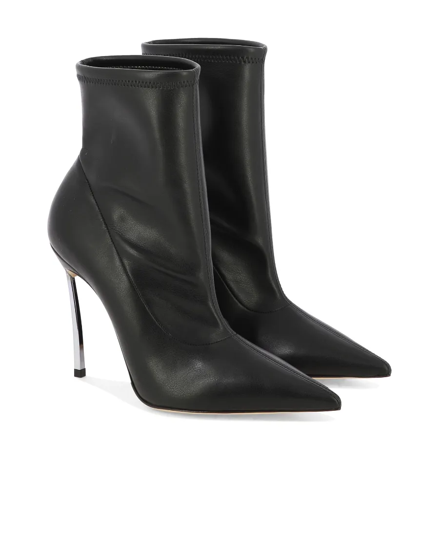 Casadei Blade Pointed Toe Heeled Boots